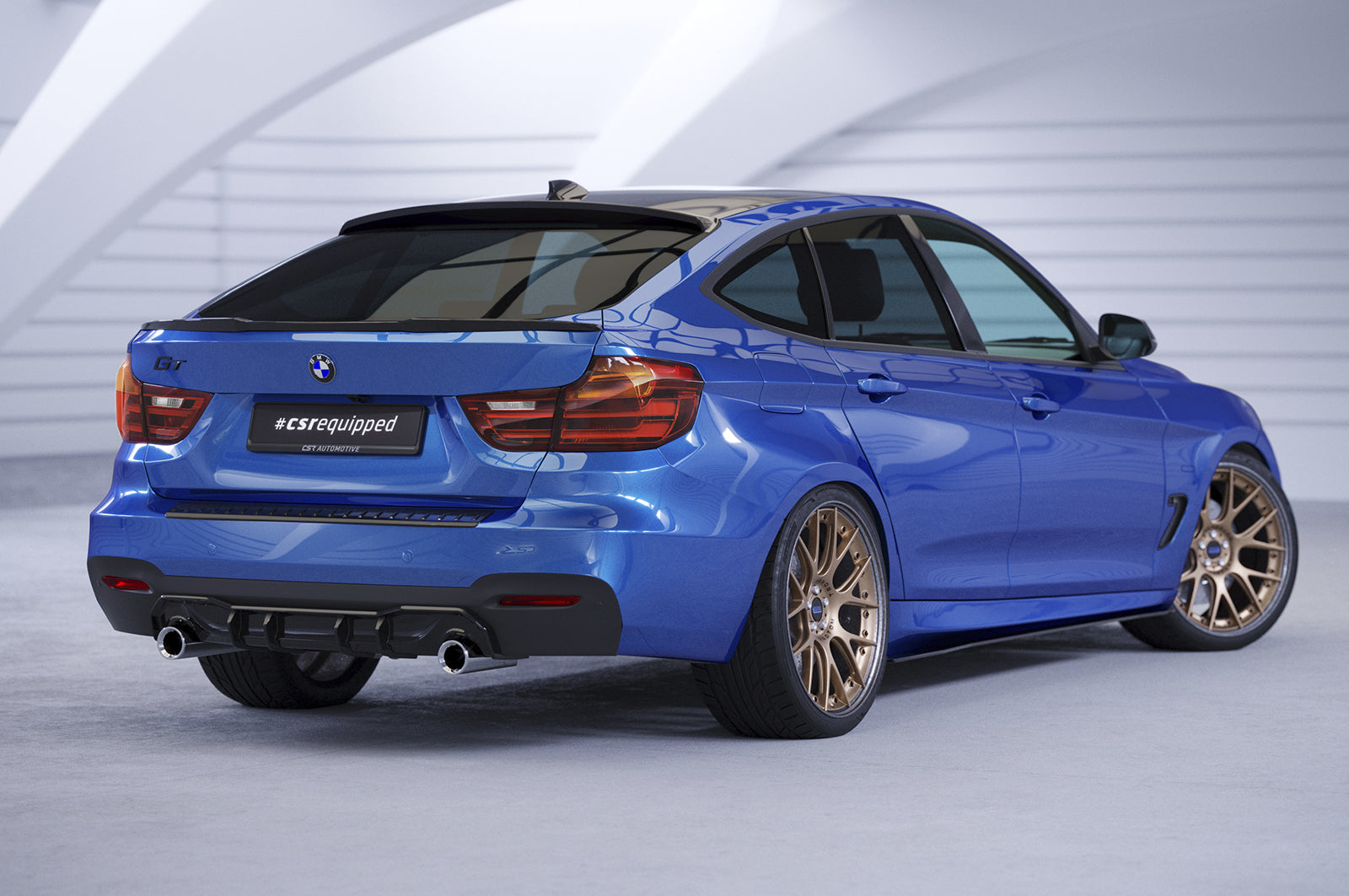Diffusor | Heckansatz mit ABE für BMW 3er F34 HA444