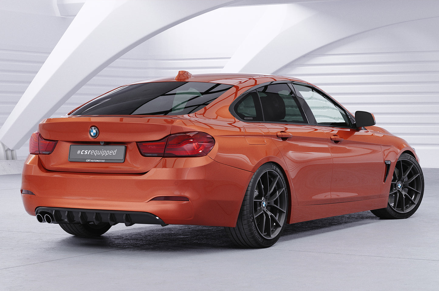 Diffusor | Heckansatz mit ABE für BMW 4er (F36) Grand Coupe HA479