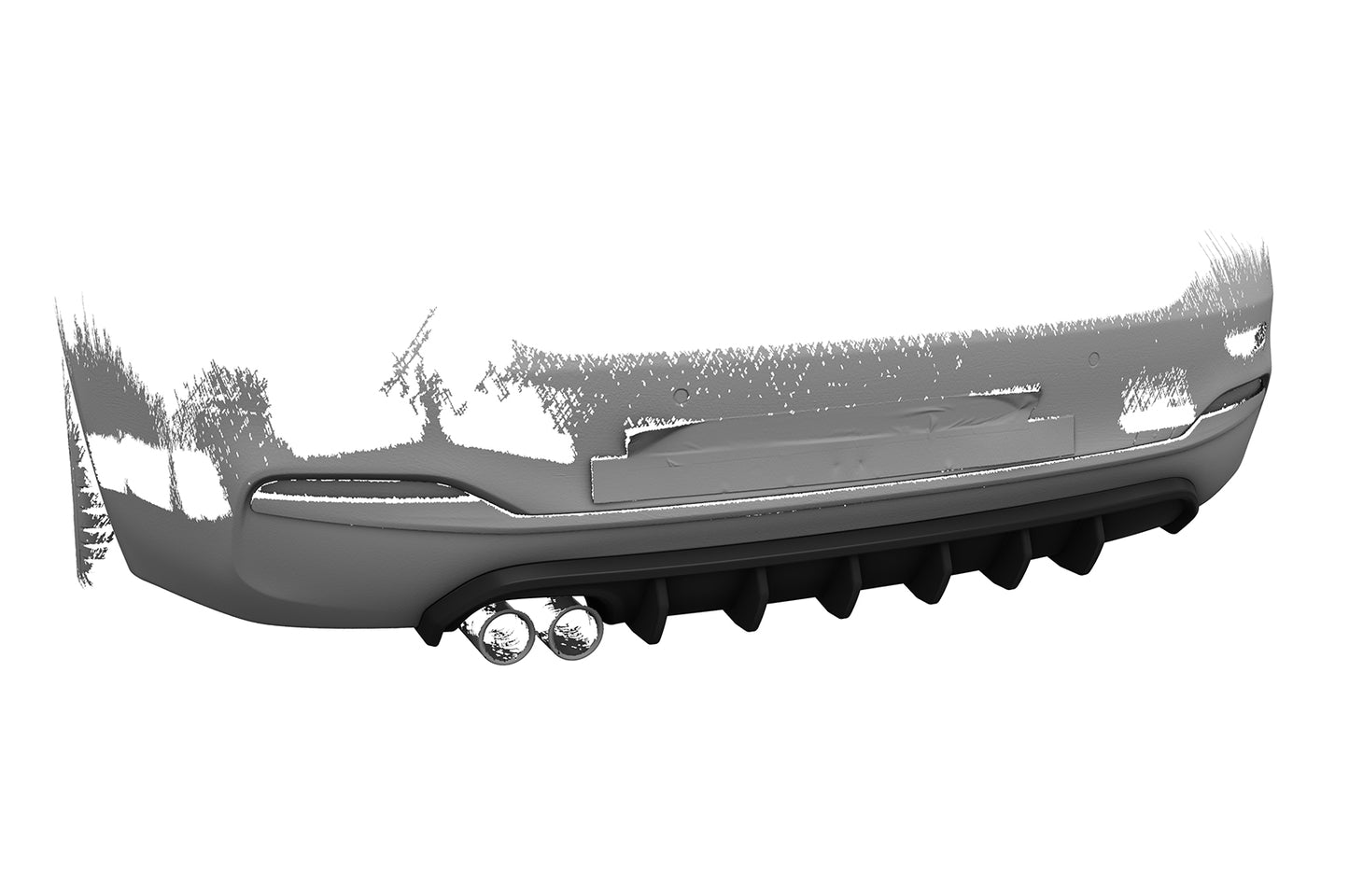 Diffusor | Heckansatz mit ABE für BMW 4er (F36) Grand Coupe HA479