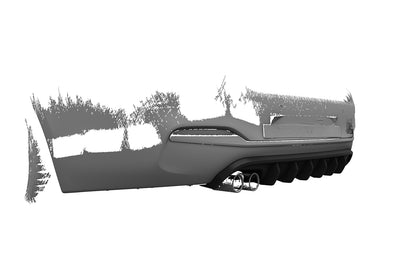 Diffusor | Heckansatz mit ABE für BMW 4er (F36) Grand Coupe HA479