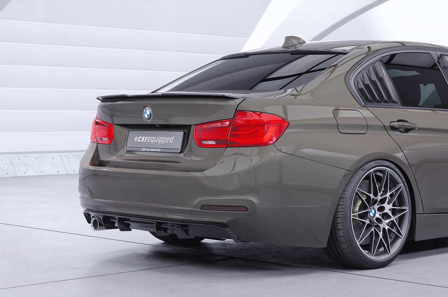 Diffusor | Heckansatz mit ABE für BMW 3er F30 Limousine HA485