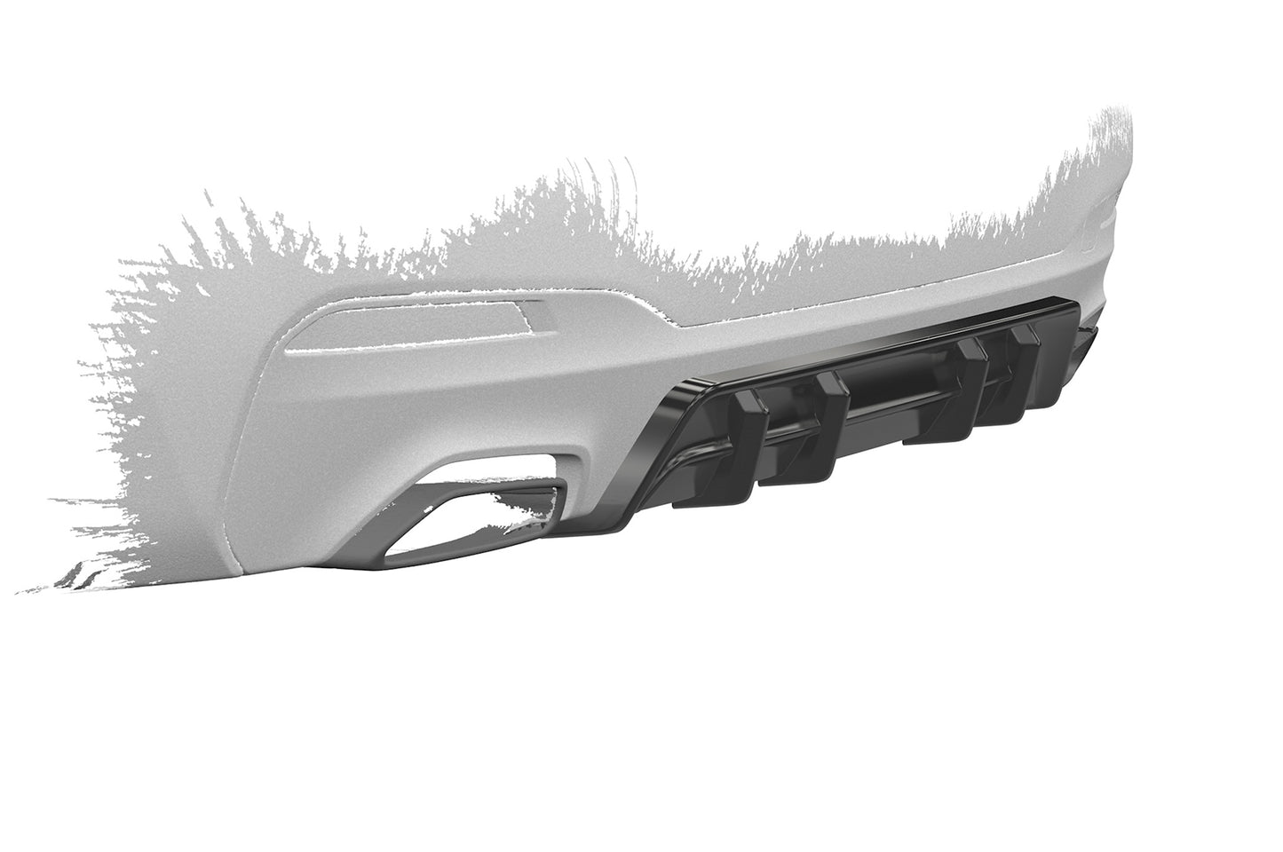 Diffusor | Heckansatz mit ABE für BMW 5er G30 / G31 M-Paket HA486