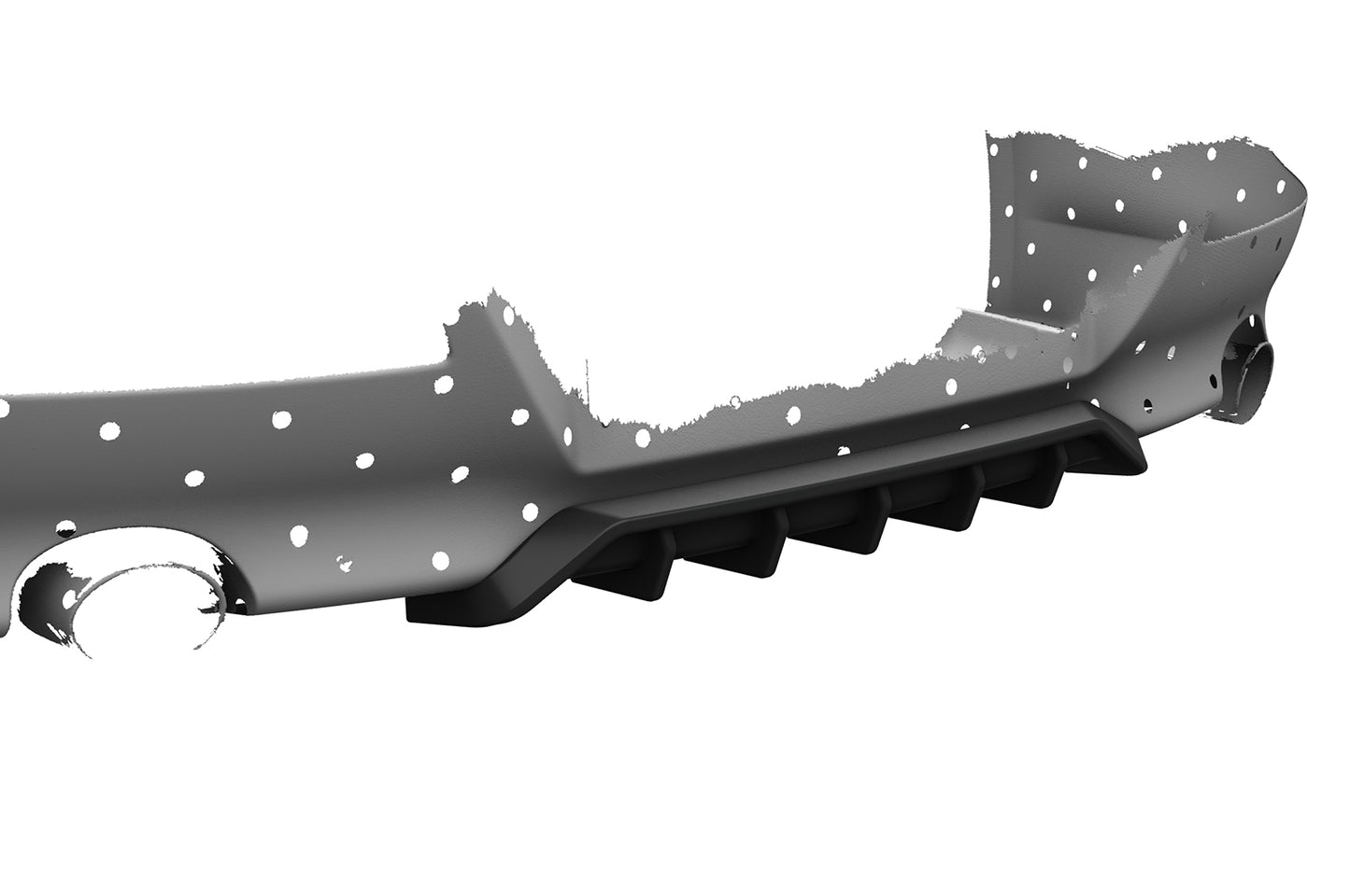 Diffusor | Heckansatz mit ABE für BMW 6er E63 / E64 Coupe und Cabrio HA487