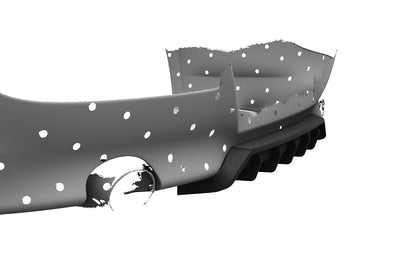 Diffusor | Heckansatz mit ABE für BMW 6er E63 / E64 Coupe und Cabrio HA487