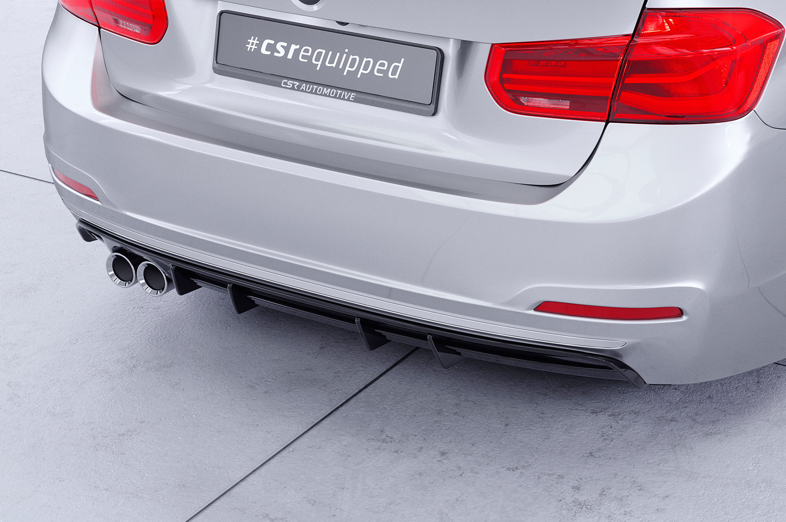 Diffusor | Heckansatz mit ABE für BMW 3er F30 Limousine HA491