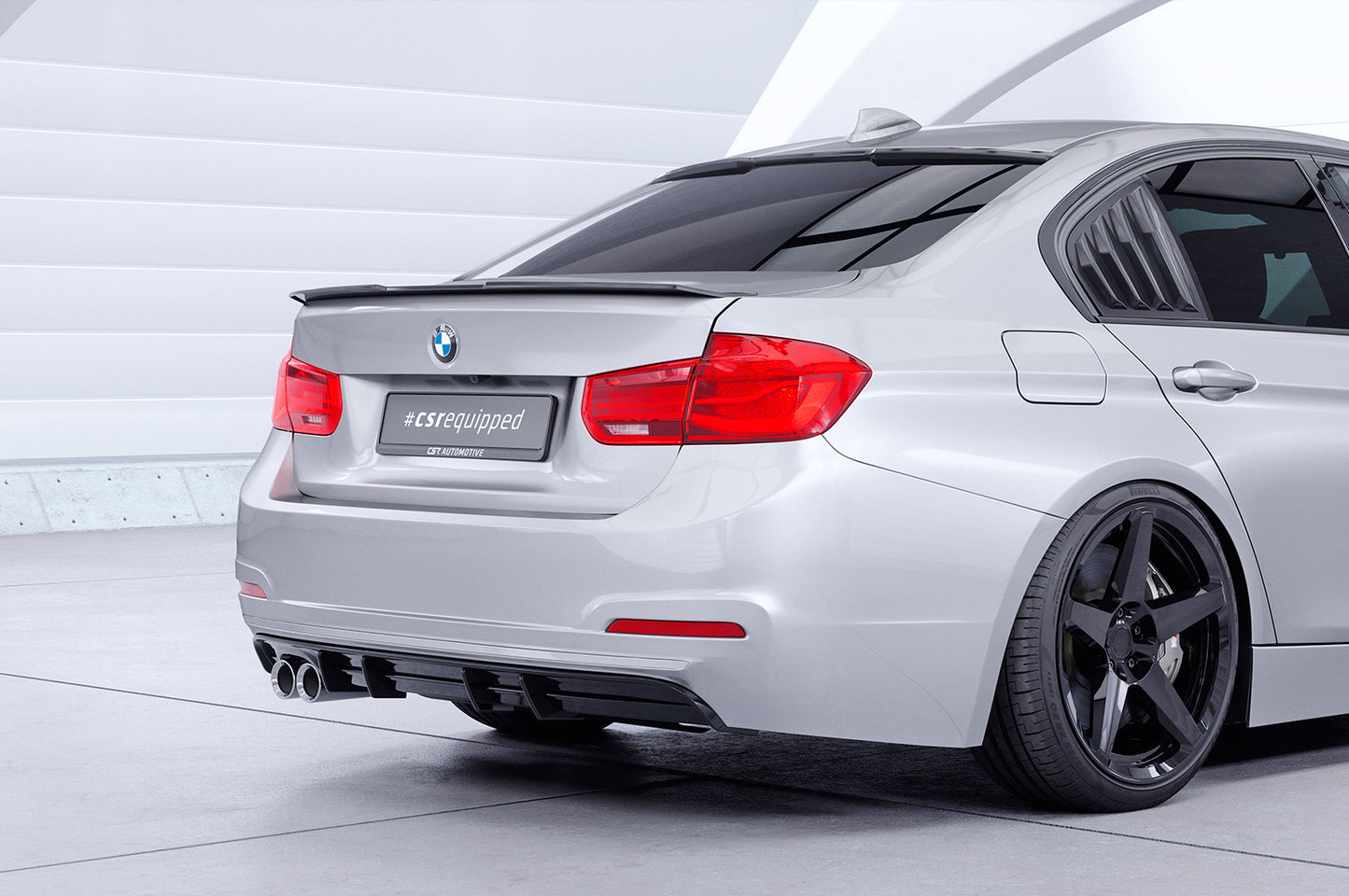 Diffusor | Heckansatz mit ABE für BMW 3er F30 Limousine HA491