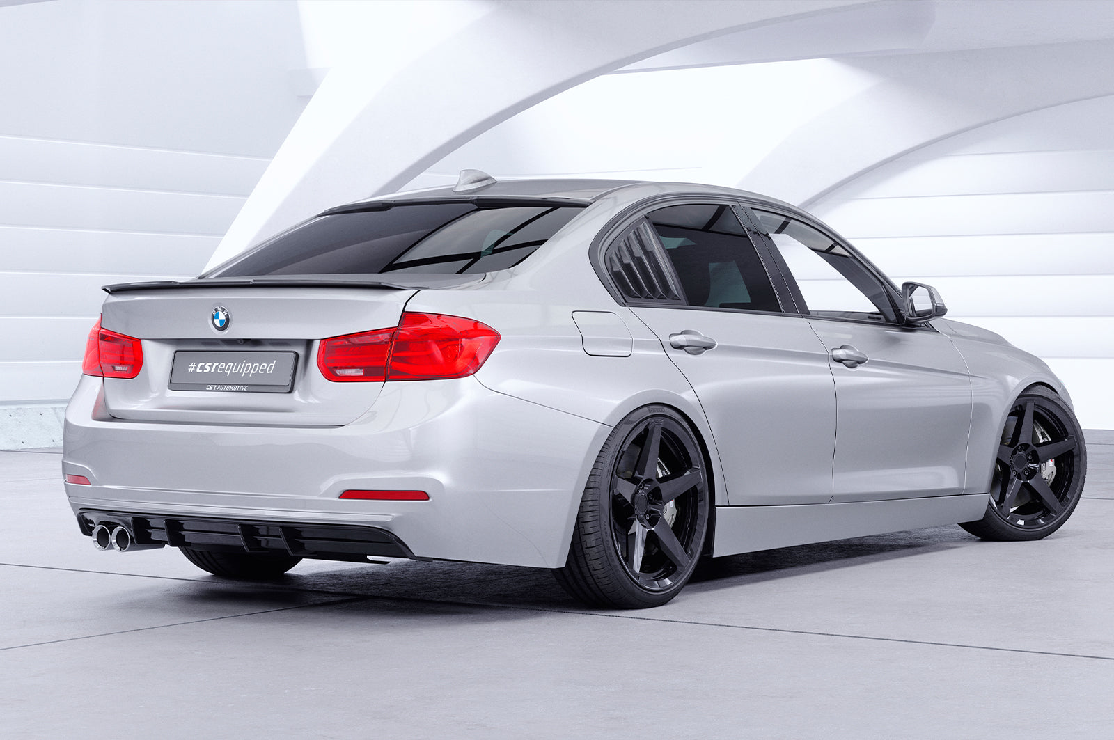 Diffusor | Heckansatz mit ABE für BMW 3er F30 Limousine HA491