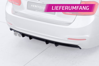 Diffusor | Heckansatz mit ABE für BMW 3er F30 Limousine HA491