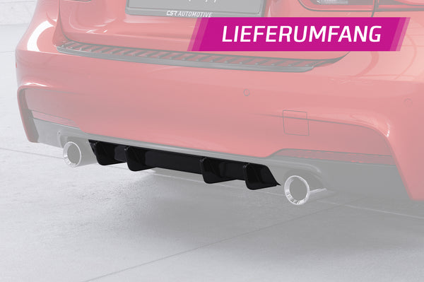 Diffusor | Heckansatz mit ABE für BMW 3er F30/F31 M-Paket HA494