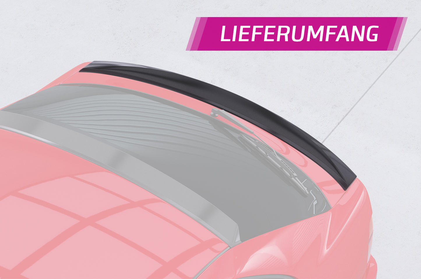 Heckspoiler | Heckflügel mit ABE für BMW 3er E36 Compact HF090