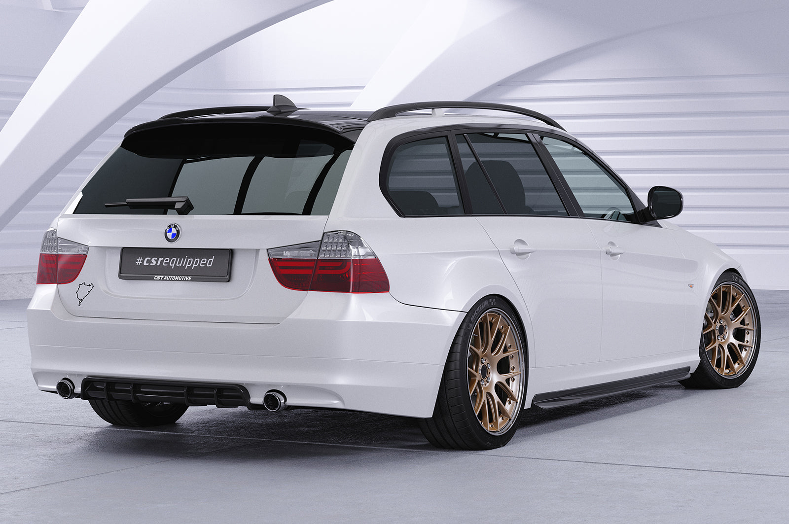 Heckspoiler | Heckflügel mit ABE für BMW 3er E91 Touring HF113