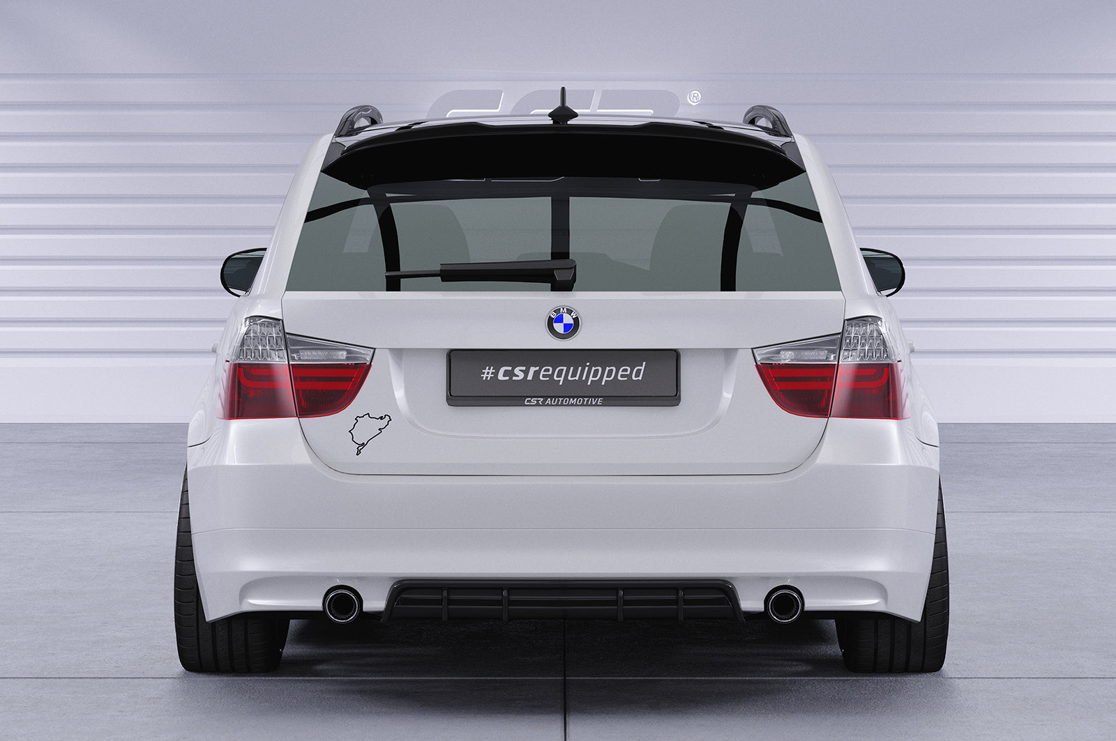 Heckspoiler | Heckflügel mit ABE für BMW 3er E91 Touring HF113