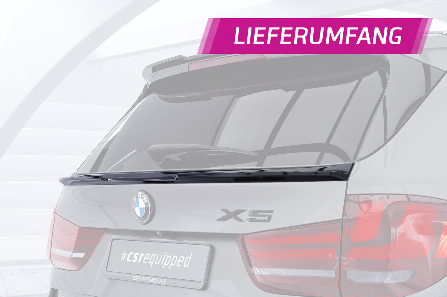 Heckspoiler | Heckflügel mit ABE für BMW X5 F15 HF223
