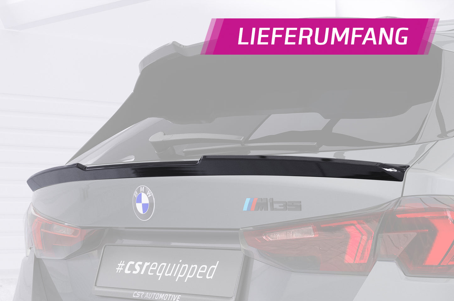 Heckspoiler | Heckflügel mit ABE für BMW 1er F70 HF273