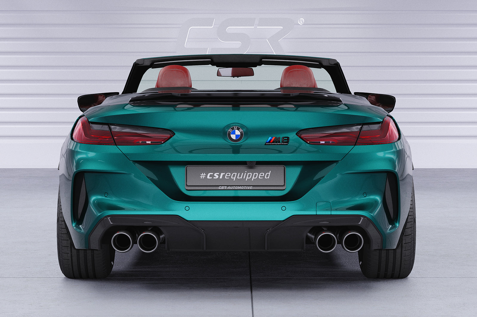 Heckspoiler | Heckflügel mit ABE für BMW 8er / M8 G14 / F91 Cabrio HF767-S