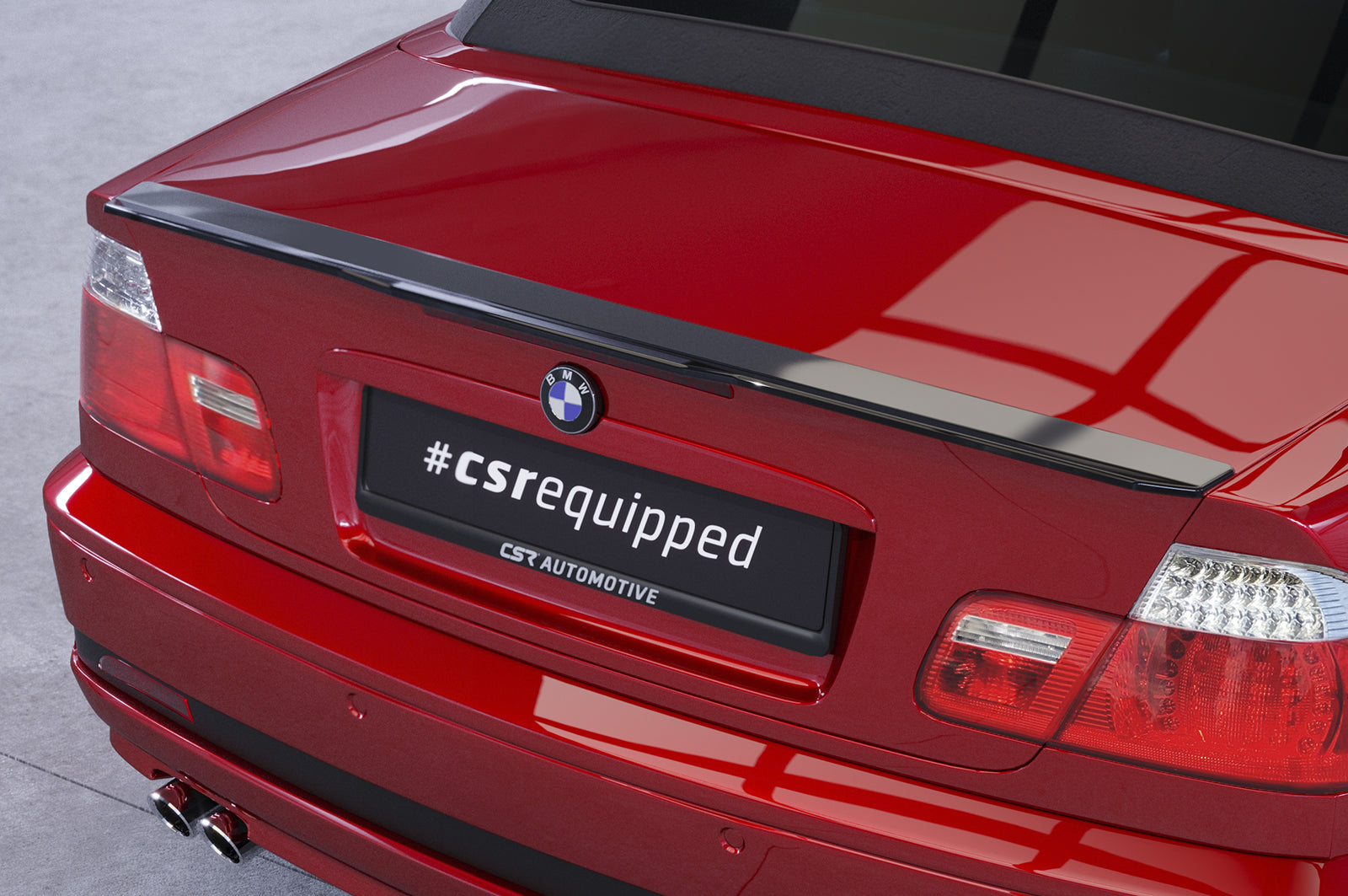 Heckspoiler | Heckflügel mit ABE für BMW 3er E46 Coupe / Cabrio HF796