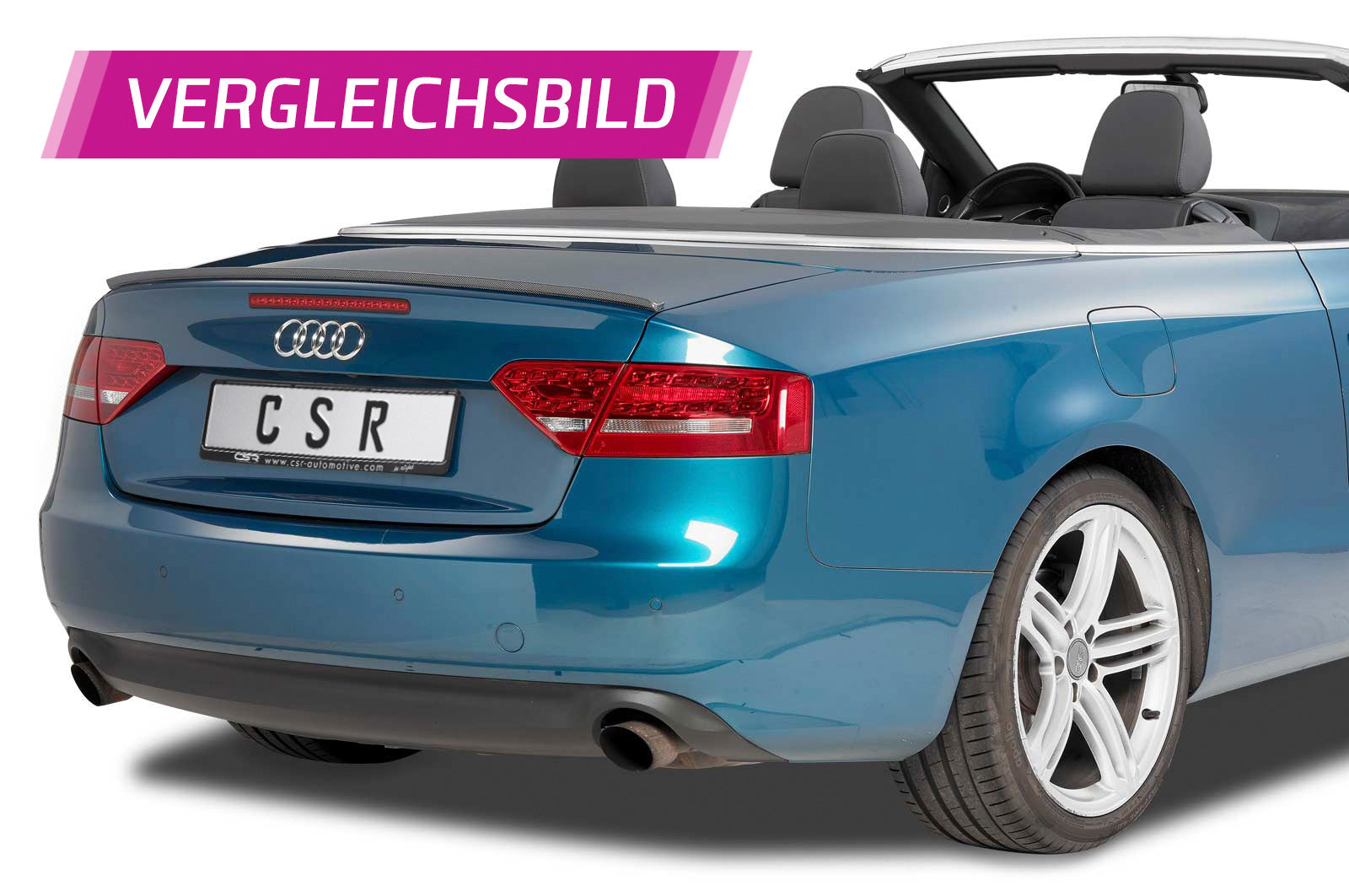 Hecklippe Carbon-Look für BMW 3er E46 Cabrio HL012B-C