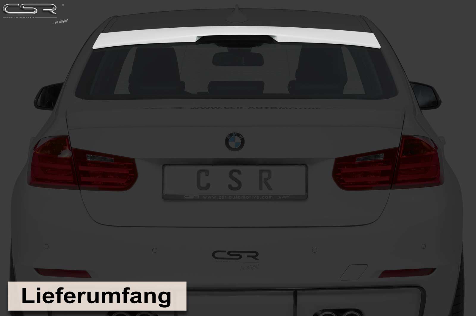 Heckscheibenblende für BMW 3er F30 M3 F80 Limousine HSB065