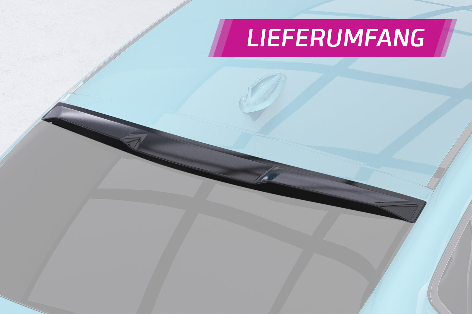 Heckscheibenblende mit ABE für BMW X4 F26 HSB092