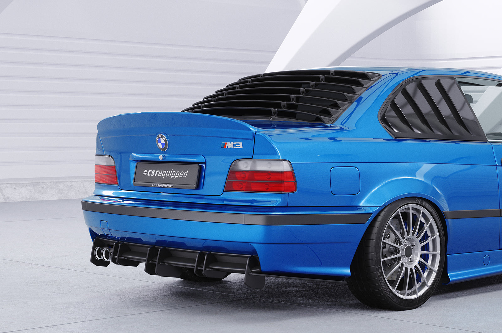 Heckscheibenblende mit ABE für BMW 3er E36 Coupe HSB111
