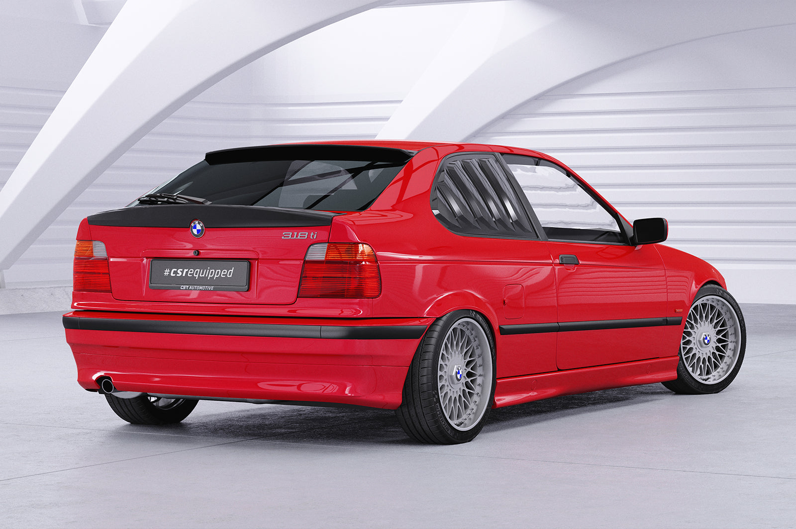 Heckscheibenblende mit ABE für BMW 3er E36 Compact HSB112