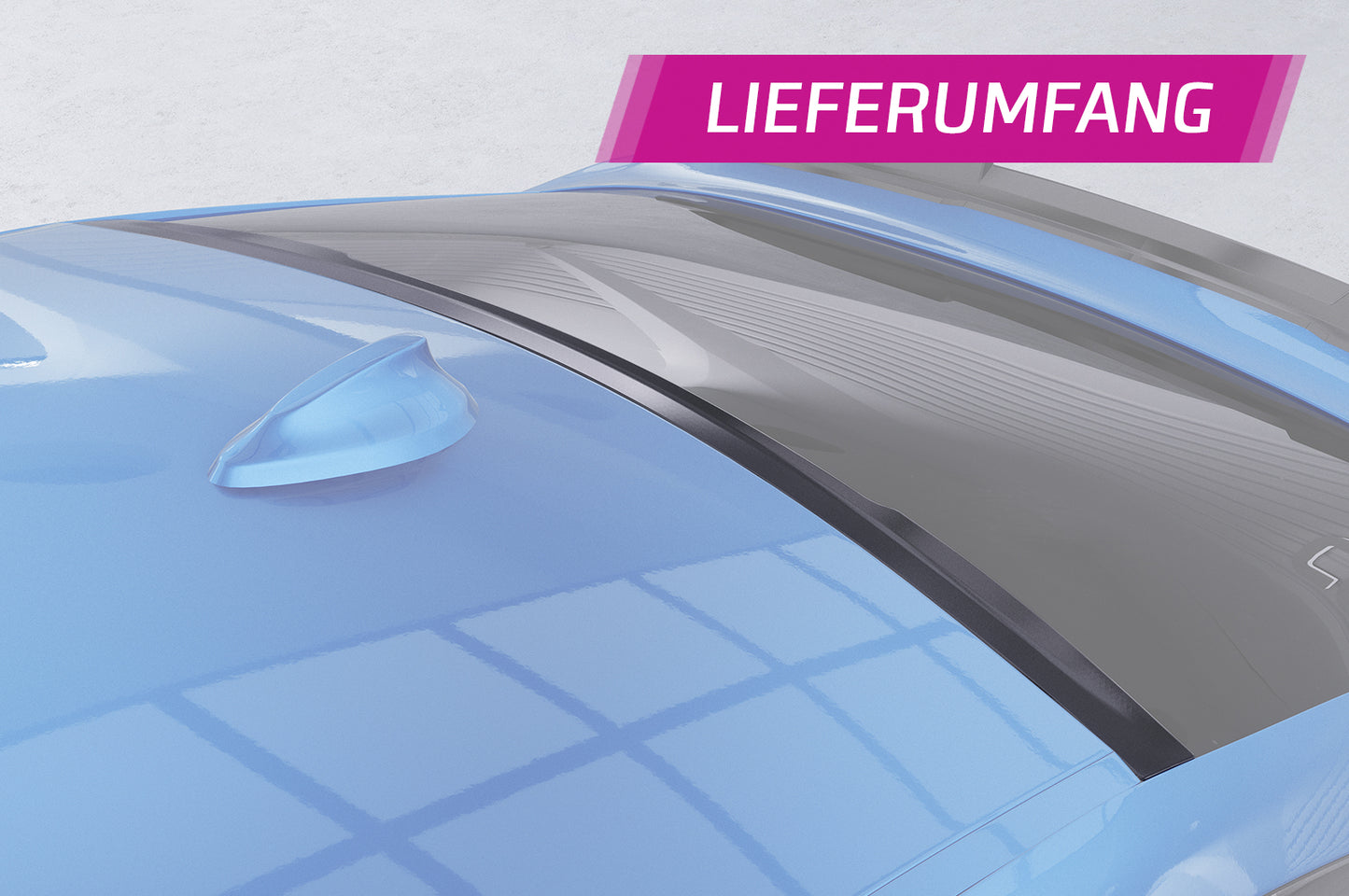 Heckscheibenblende mit ABE für BMW 4er F36 Gran Coupe HSB114