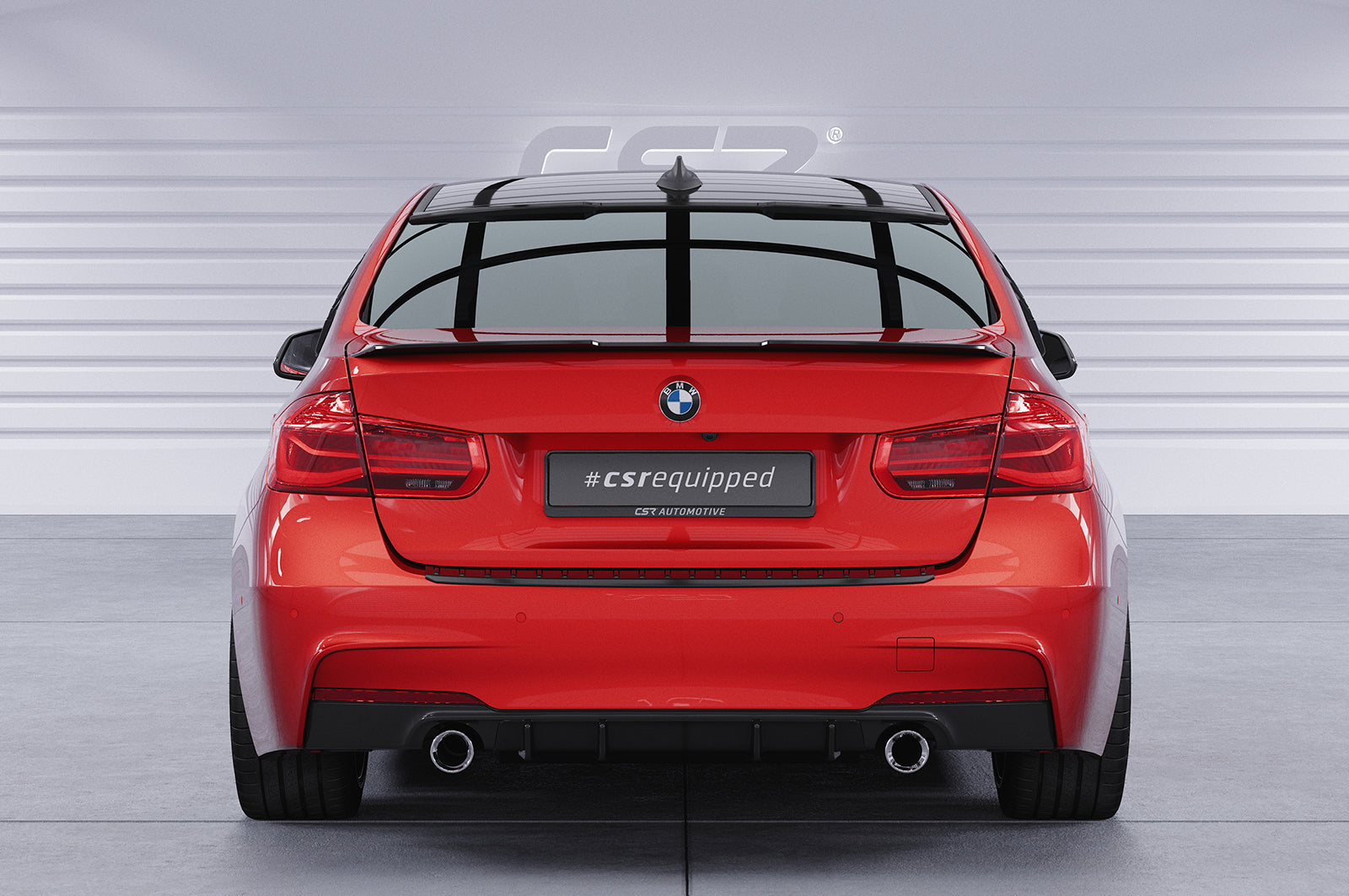 Heckscheibenblende mit ABE für BMW 3er F30 / M3 F80 Limousine HSB125