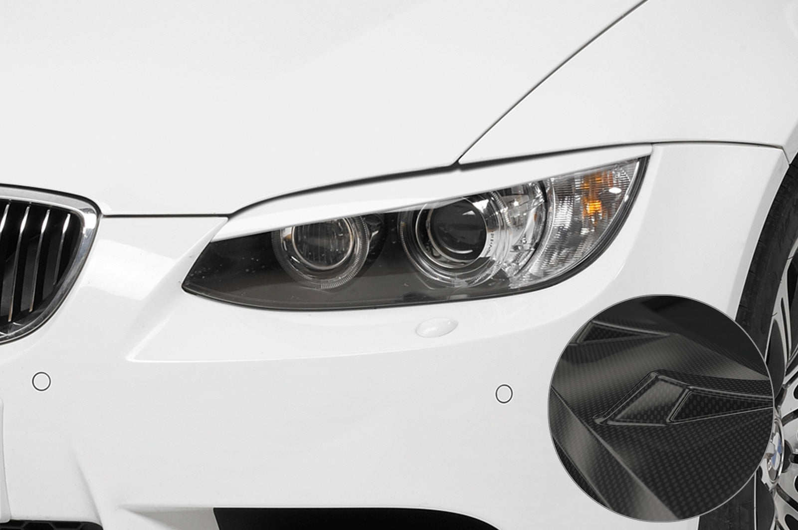 Scheinwerferblenden Carbon Look für BMW 3er E92/E93 SB057-C