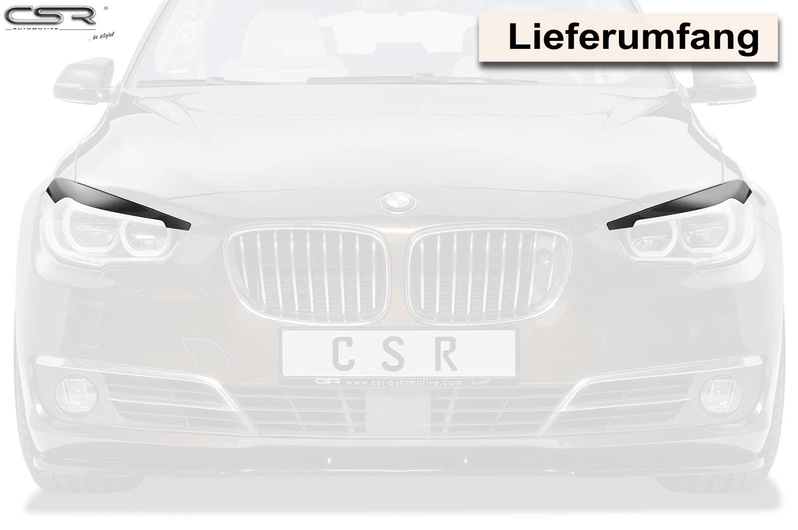 Scheinwerferblenden für BMW 5er GT F07 SB271