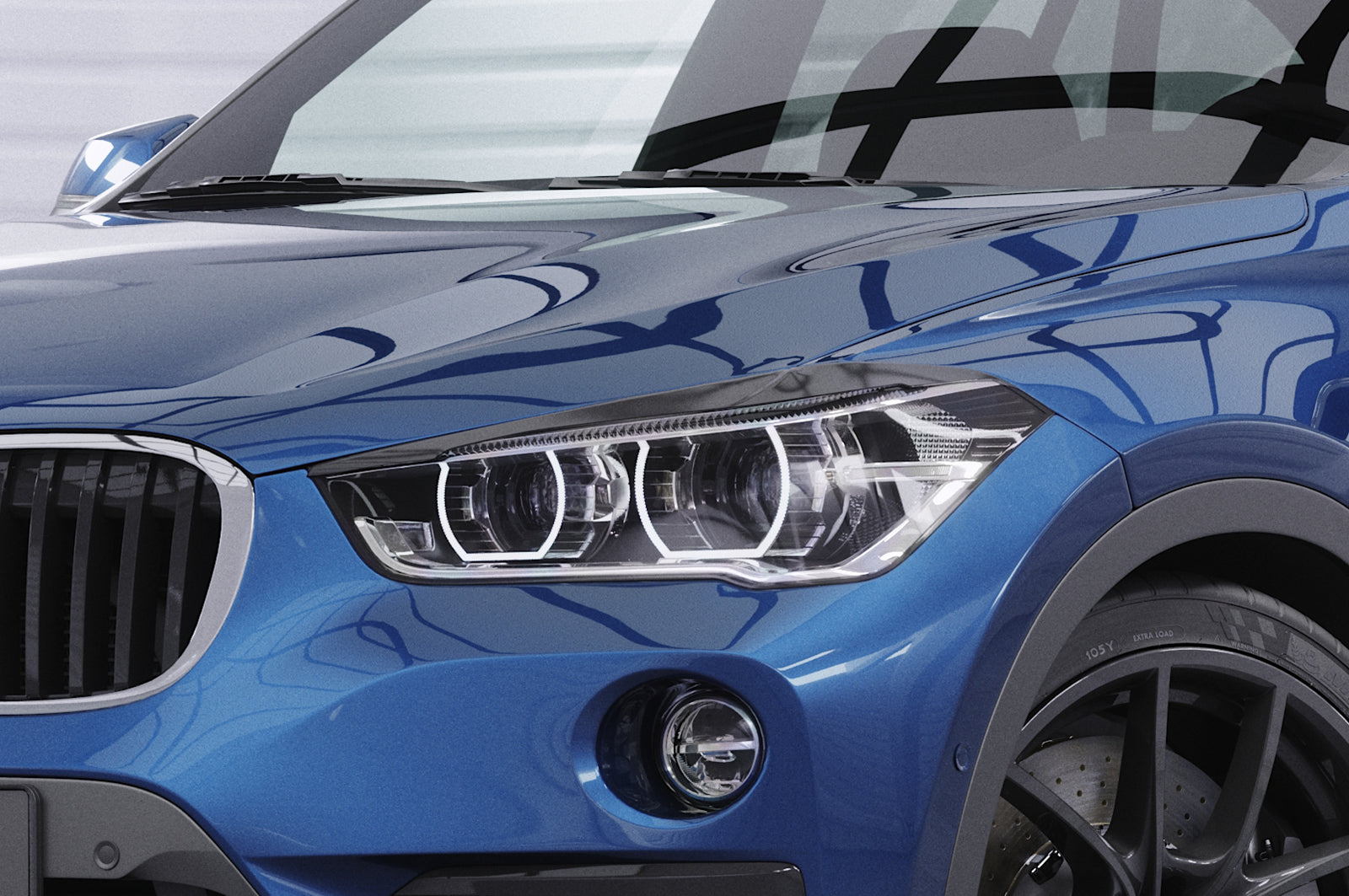 Scheinwerferblenden für BMW X1 F48 SB288