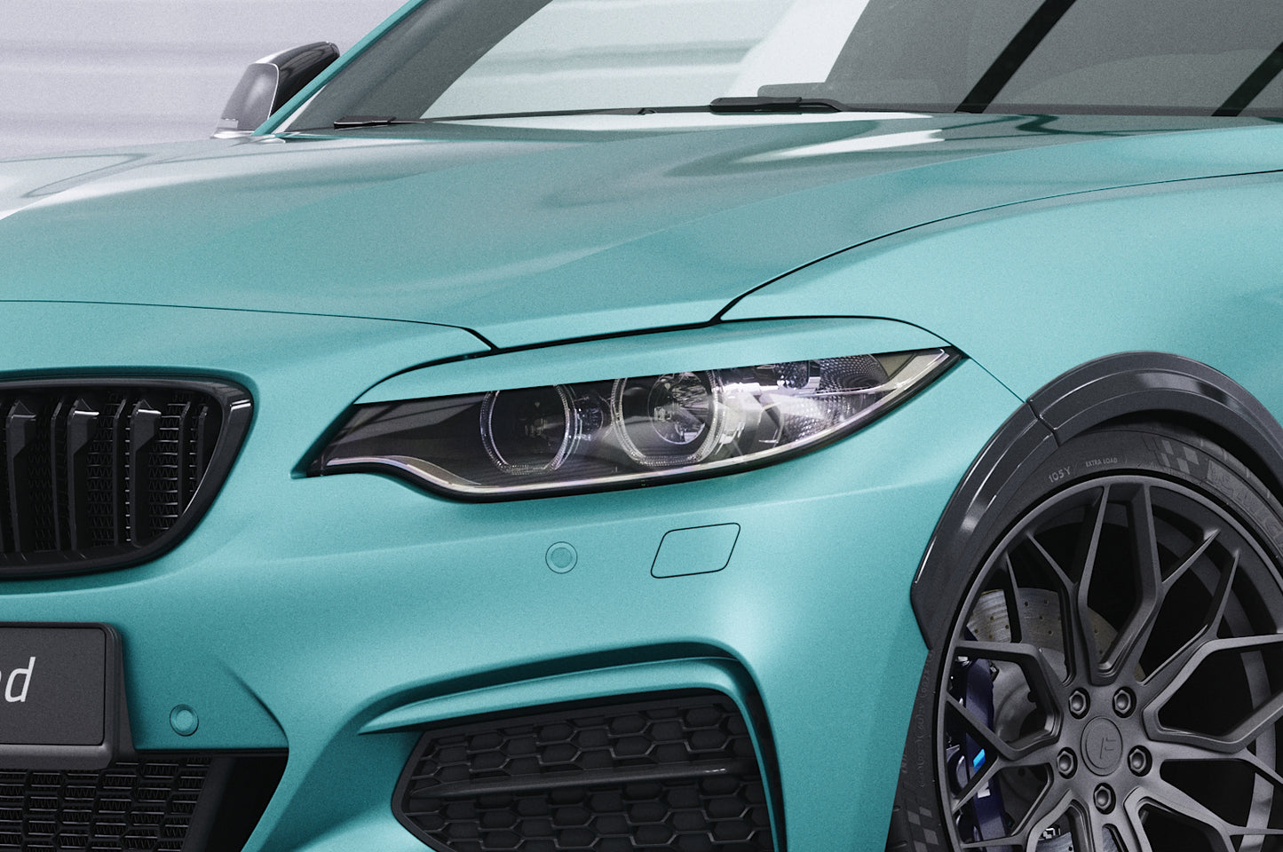 Scheinwerferblenden für BMW 2er F22/F23/F87 SB314