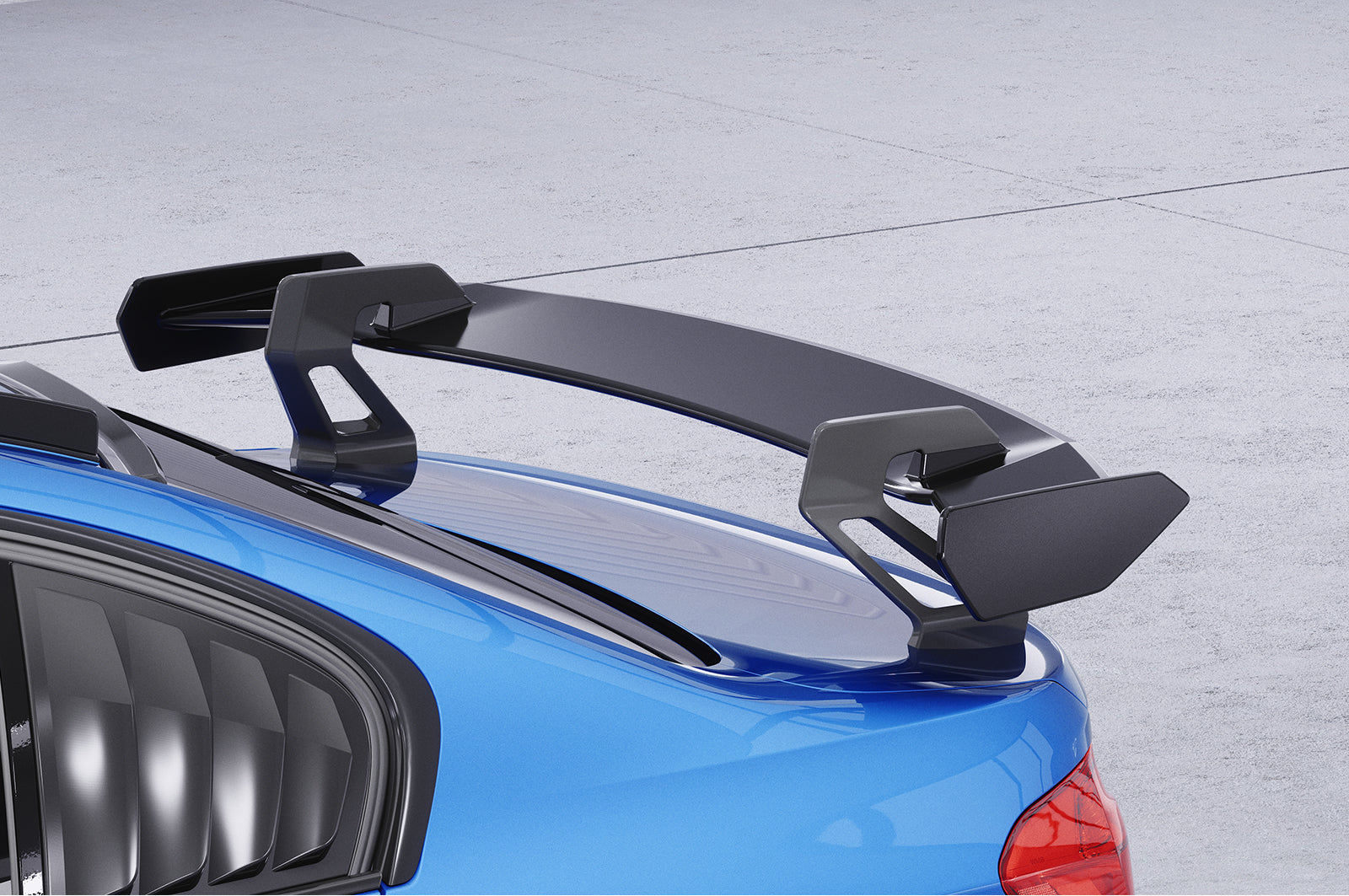 Schwanenhals Heckflügel mit ABE für BMW 3er F30 / M3 F80 Limousine SHF003-D01-F002-F-L