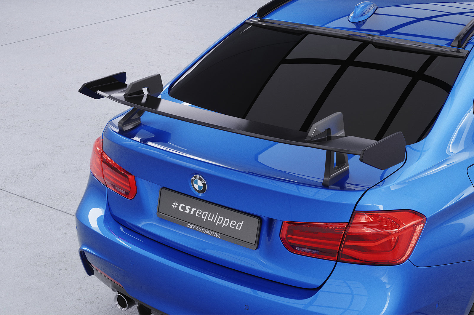 Schwanenhals Heckflügel mit ABE für BMW 3er F30 / M3 F80 Limousine SHF003-D01-F002-F-L