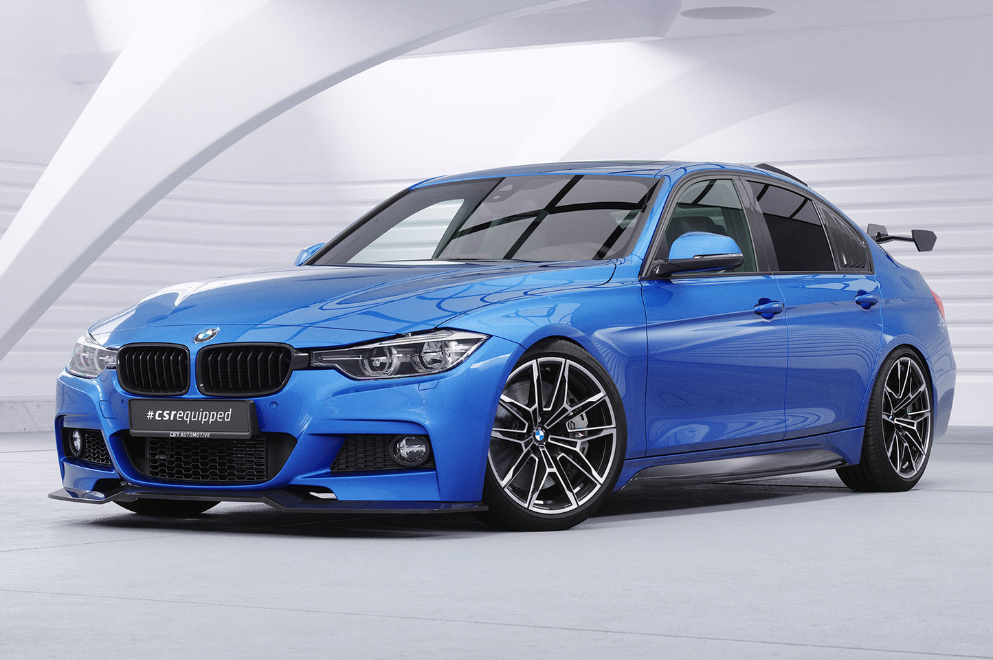 Schwanenhals Heckflügel mit ABE für BMW 3er F30 / M3 F80 Limousine SHF003-D01-F