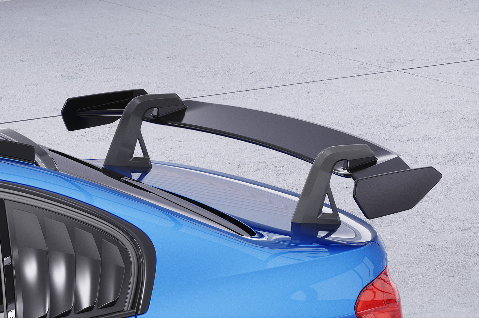 Schwanenhals Heckflügel mit ABE für BMW 3er F30 / M3 F80 Limousine SHF003-D02-F002-F-L
