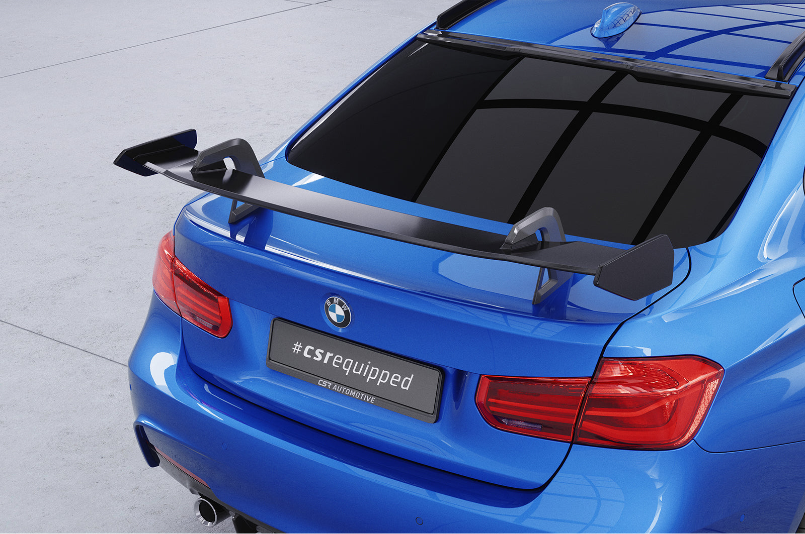 Schwanenhals Heckflügel mit ABE für BMW 3er F30 / M3 F80 Limousine SHF003-D02-F002-C