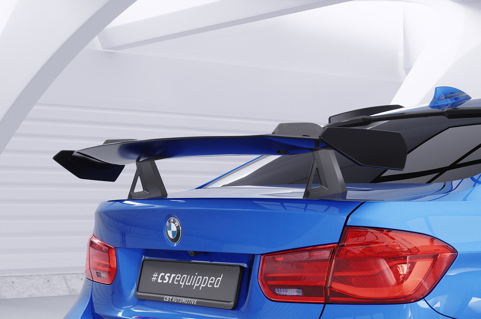 Schwanenhals Heckflügel mit ABE für BMW 3er F30 / M3 F80 Limousine SHF003-D02-F002-C