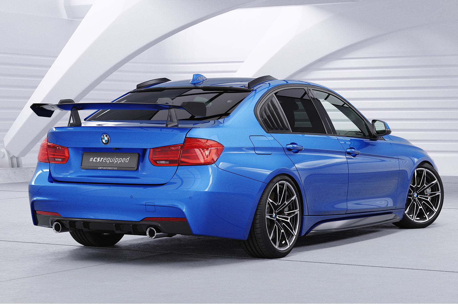 Schwanenhals Heckflügel mit ABE für BMW 3er F30 / M3 F80 Limousine SHF003-D02-F002-C