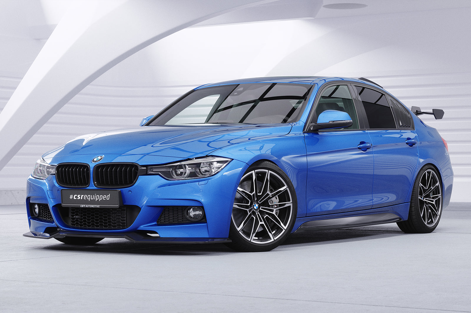 Schwanenhals Heckflügel mit ABE für BMW 3er F30 / M3 F80 Limousine SHF003-D02-F002-F-L