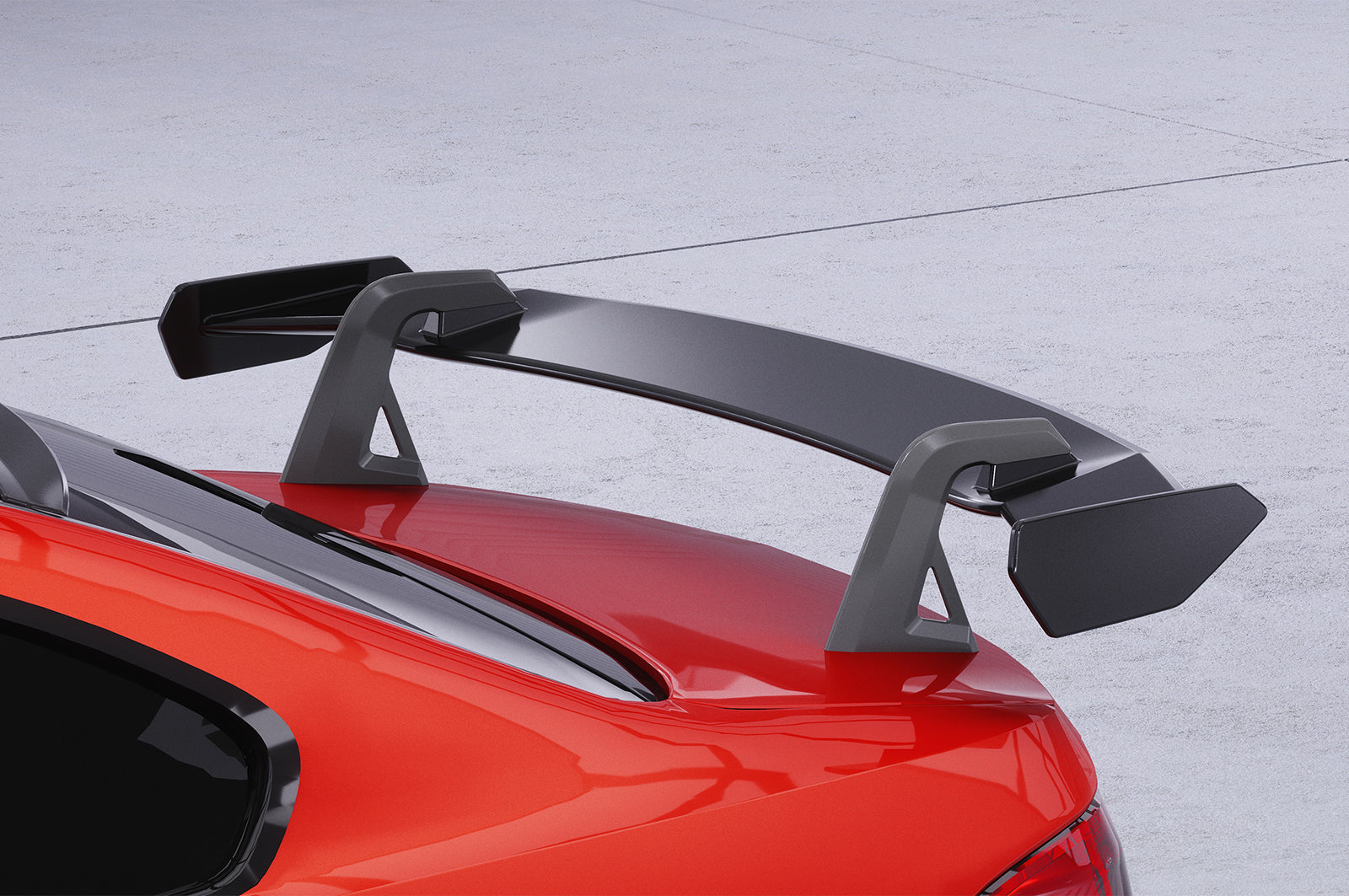Schwanenhals Heckflügel mit ABE für BMW 3er E92 / M3 E92 Coupe SHF013-D02-F002-F-L