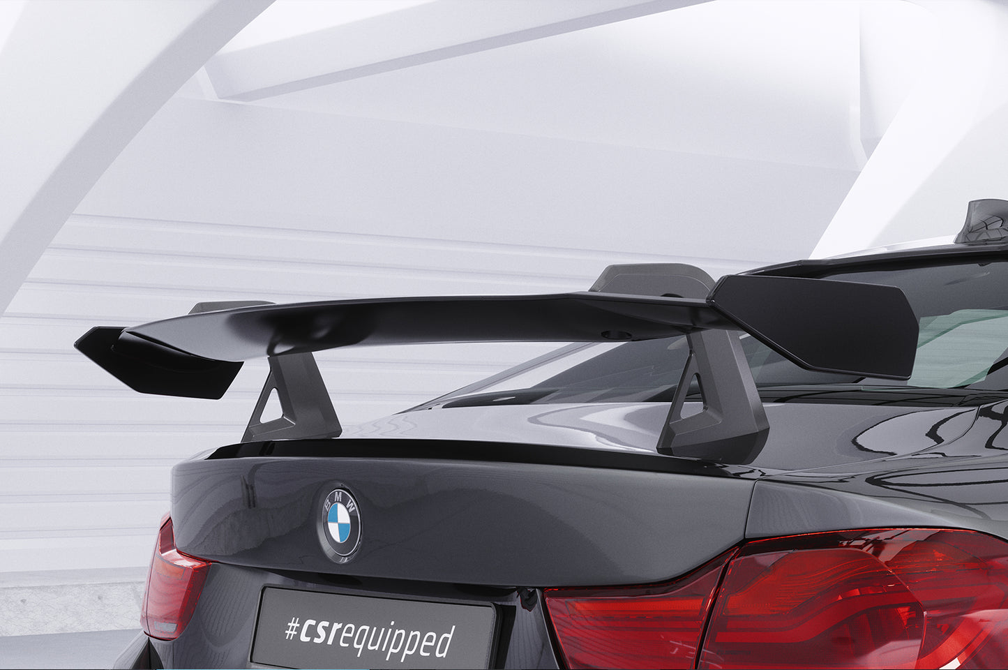 Schwanenhals Heckflügel mit ABE für BMW 4er F32 Coupe SHF015-D02-F