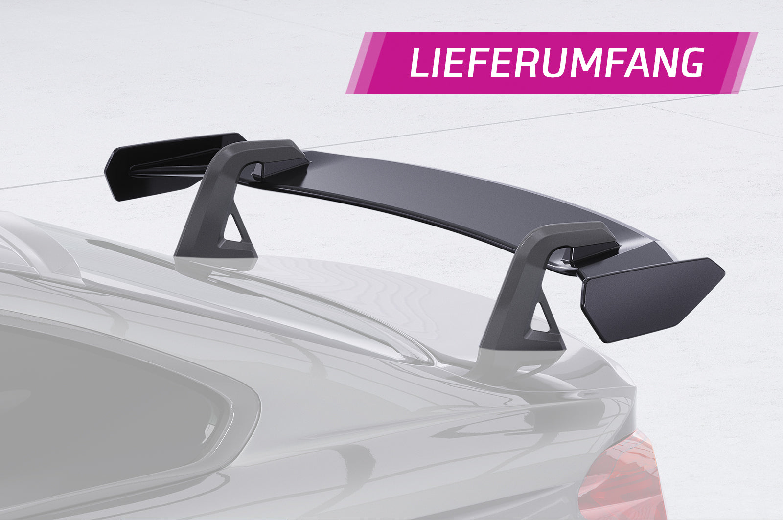Schwanenhals Heckflügel mit ABE für BMW 4er F32 Coupe SHF015-D02-F002-C