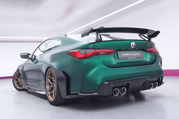 Schwanenhals Heckflügel mit ABE für BMW 4er G22 / M4 G82 Coupe SHF017-D01-F002-F-L