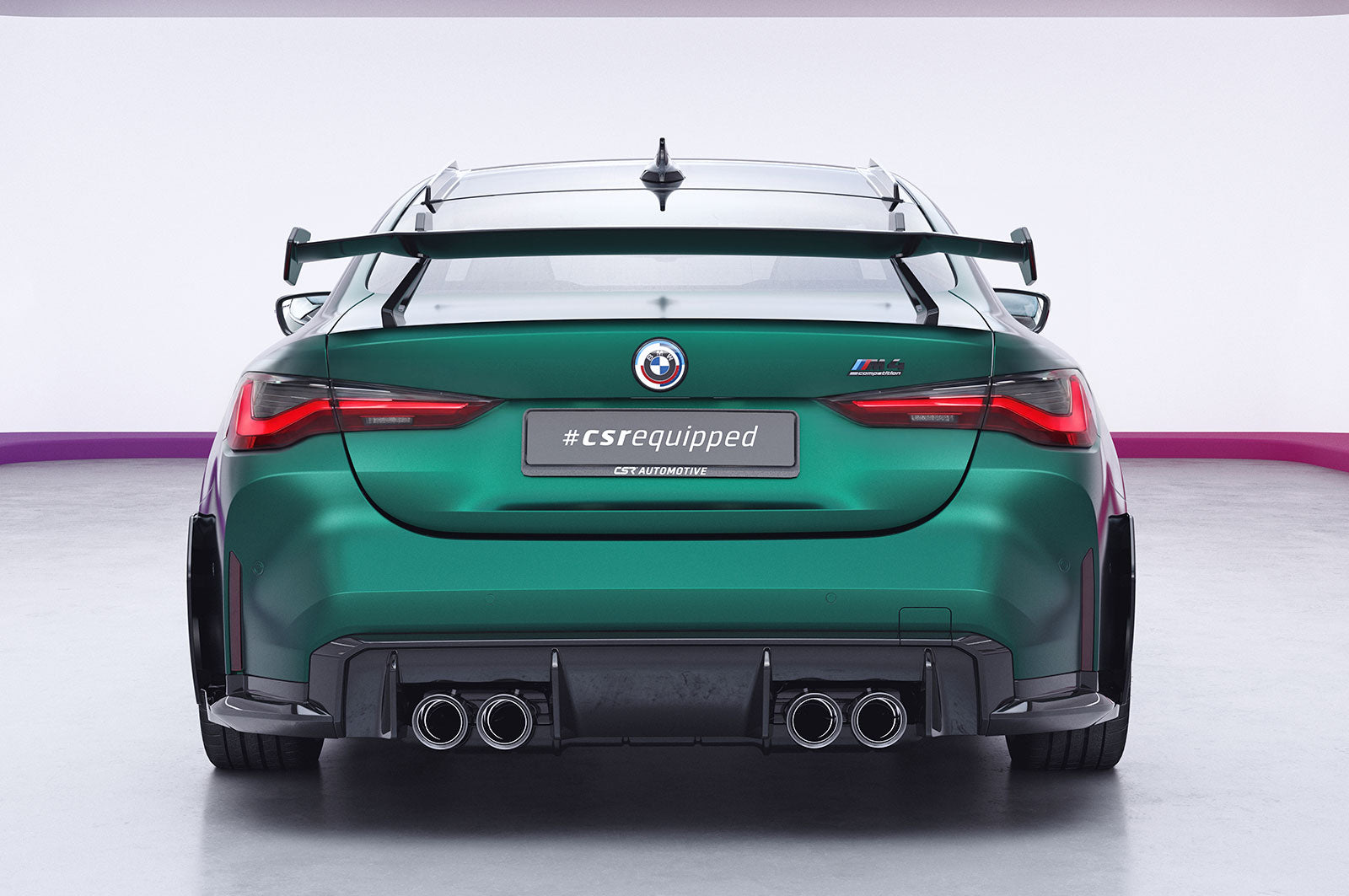 Schwanenhals Heckflügel mit ABE für BMW 4er G22 / M4 G82 Coupe SHF017-D01-F002-C