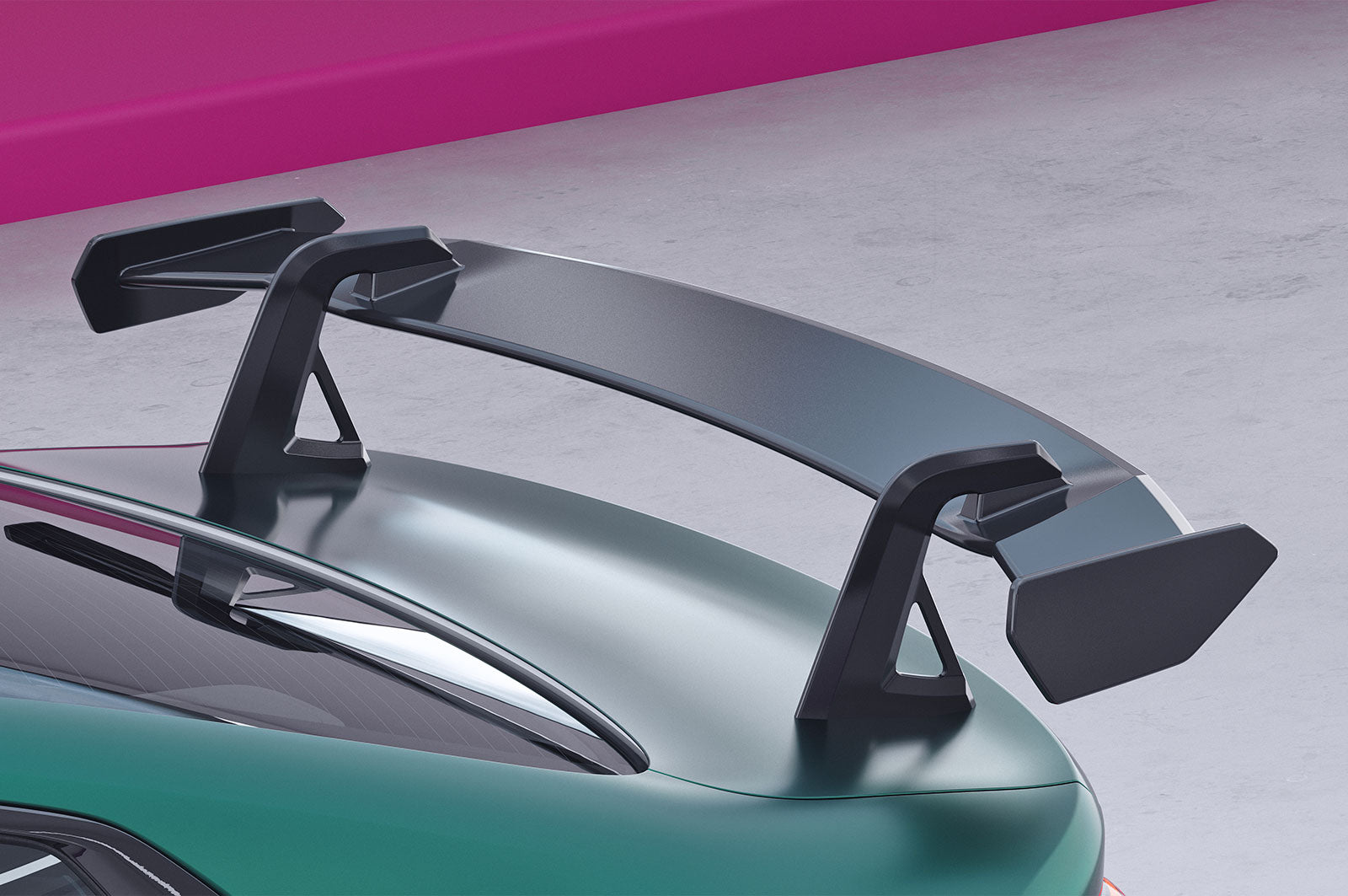 Schwanenhals Heckflügel mit ABE für BMW 4er G22 / M4 G82 Coupe SHF017-D02-F002-F-L