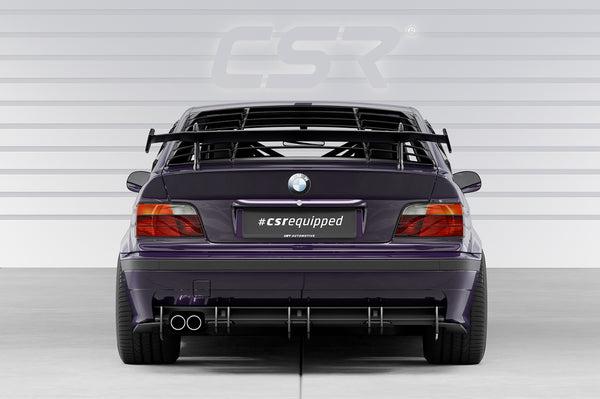 Schwanenhals Heckflügel mit ABE für BMW 3er / M3 E36 Coupe SHF019-D01-F003-F-L