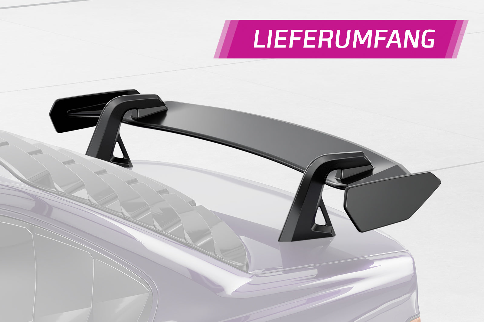Schwanenhals Heckflügel mit ABE für BMW 3er / M3 E36 Coupe SHF019-D01-F003-F-L