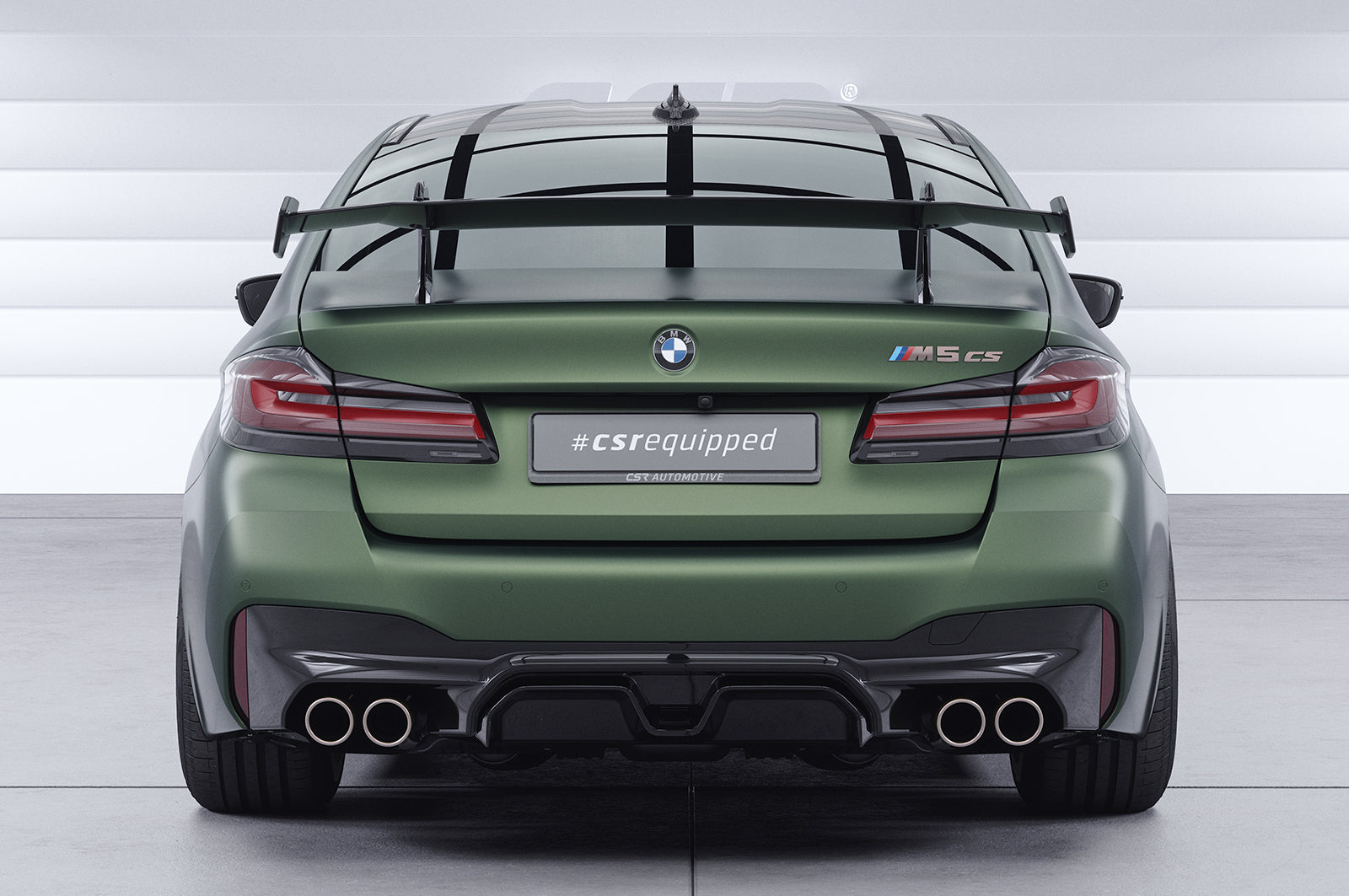 Schwanenhals Heckflügel mit ABE für BMW 5er G30 / M5 F90 Limousine SHF023-D02-F002-F-L