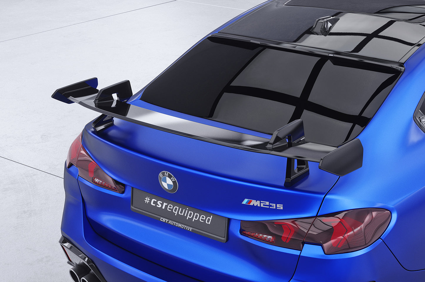 Schwanenhals Heckflügel mit ABE für BMW 2er F74 Gran Coupe SHF026-D01-F