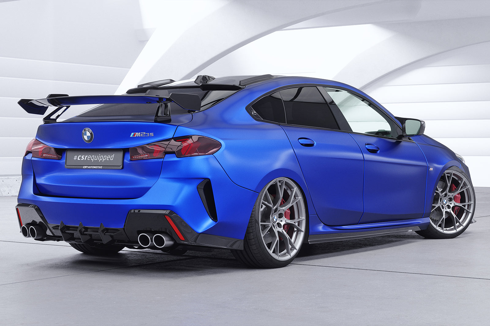 Schwanenhals Heckflügel mit ABE für BMW 2er F74 Gran Coupe SHF026-D01-F002-F-L